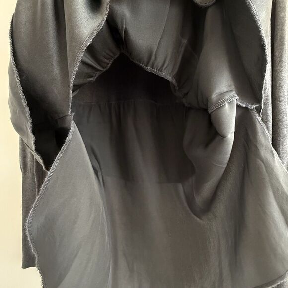 Women Etcetera Silk Blend Multi Media Sweater size S lightweight grey - Picture 7 of 10